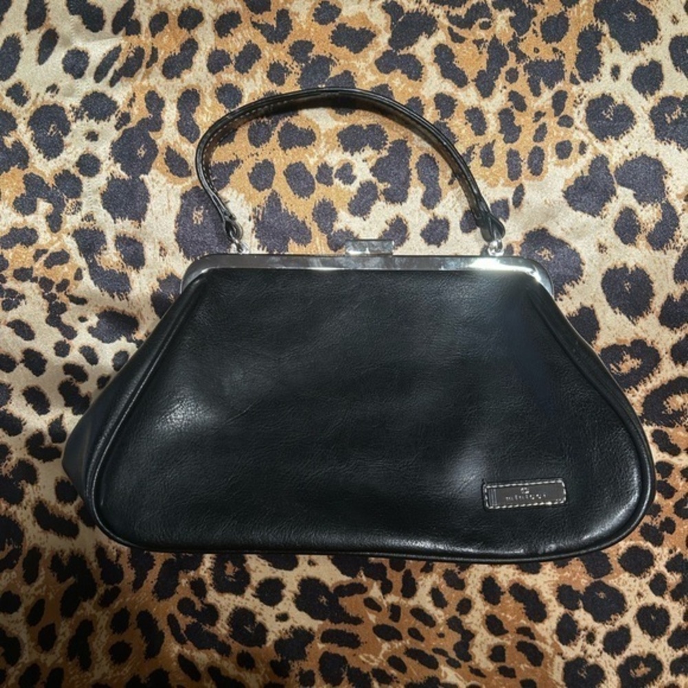 Y2K Minicci Black Faux Leather Purse